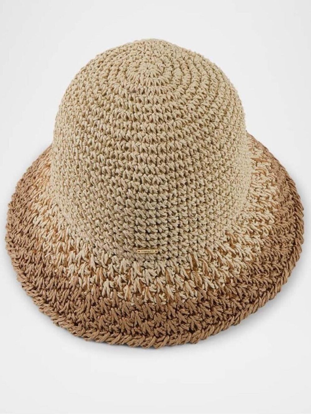 Eugenia Kim Bailey brown straw bucket hat NEW with tags